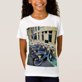 Bikes framför byggnad t shirt
