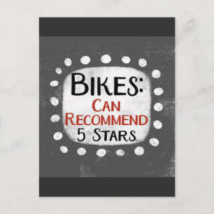 Bikes granskning 5 Stars vykort