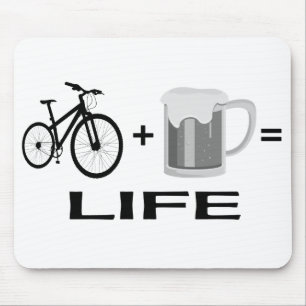Bikes och öl! musmatta