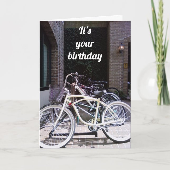 **BIKES OF CHARLESTON** BIRTHDAY CARD HELGKORT (Framsida)