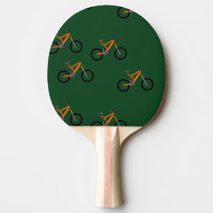 Bikes på grönt pingisracket