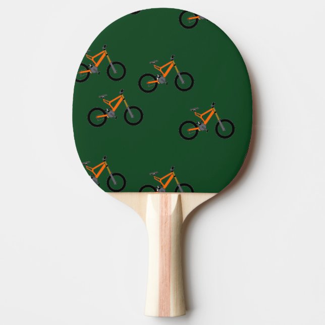 Bikes på grönt pingisracket (Framsidan)