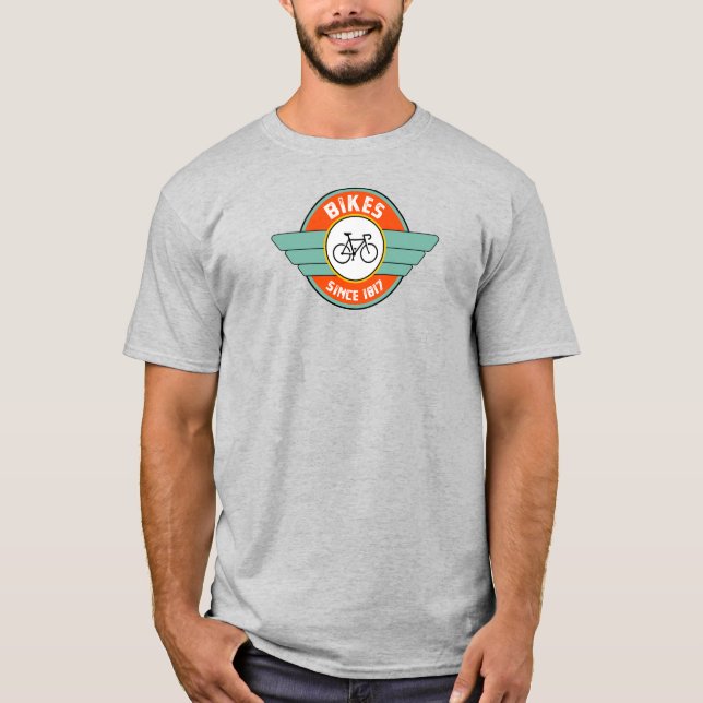 Bikes sedan 1817 t shirt (Framsida)