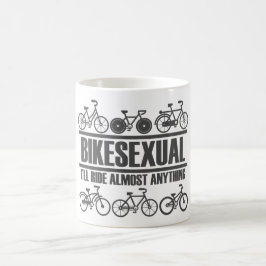 Bikesexual - Lena Bicycle och Biking Kaffemugg