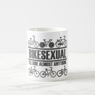Bikesexual - Lena Bicycle och Biking Kaffemugg