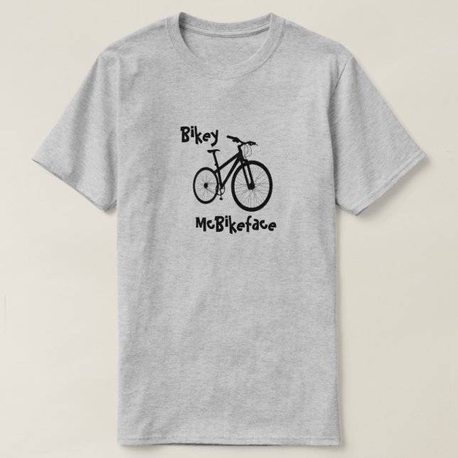 Bikey McBikeface T-shirt (Design framsida)