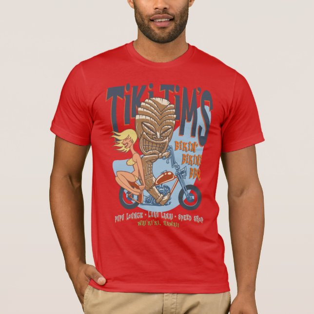 Bikin' Bikini BBQ T-shirt (Framsida)