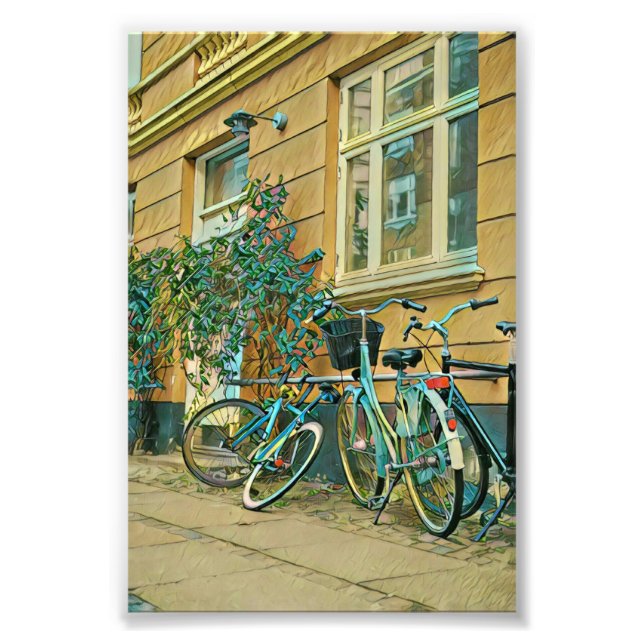Biking Älskare Gift | Färgning av cykling Fototryck (Framsidan)