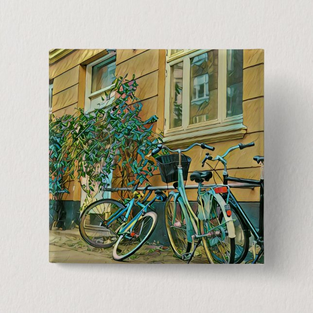 Biking Älskare Gift | Färgning av cykling Knapp (Framsida)