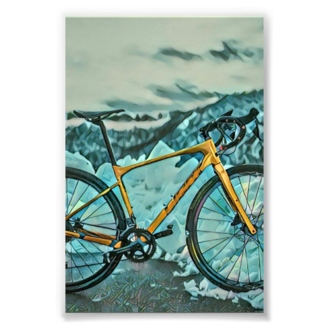 Biking Älskare Gift Fototryck (Framsidan)
