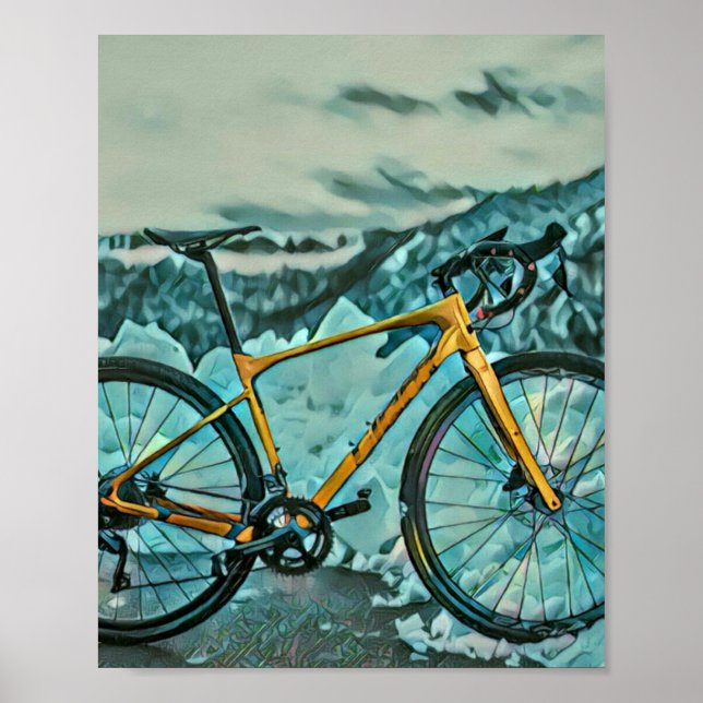 Biking Älskare Gift Poster (Framsidan)
