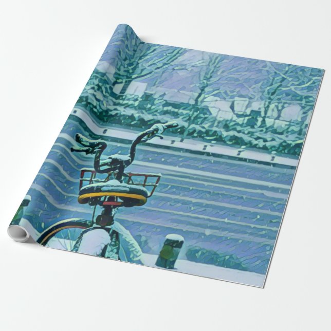 Biking Älskare Gift Presentpapper (Utrullad)