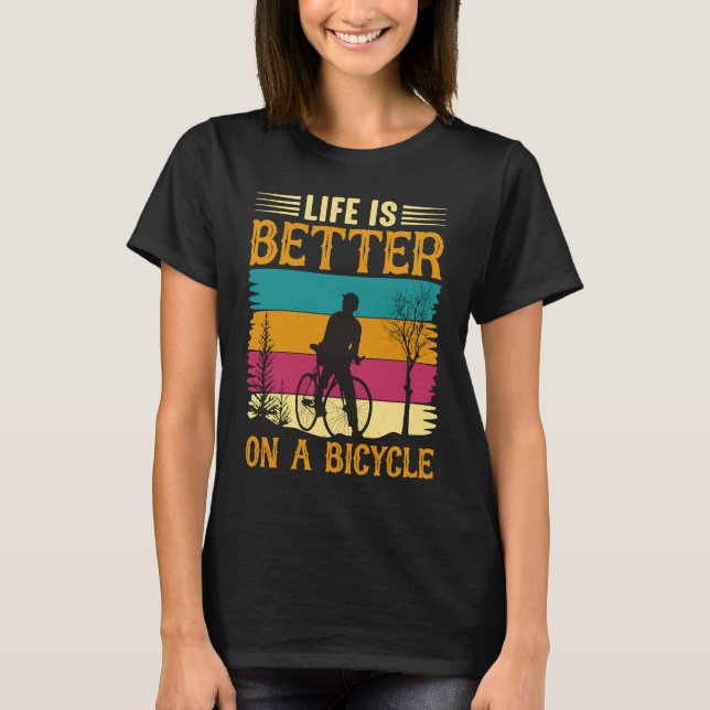 Biking and Cycling   14 T Shirt (Framsida)