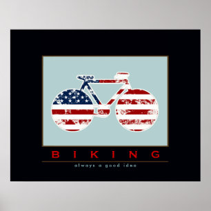BIKING är alltid en bra idé Poster