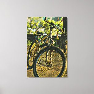 Biking Artwork Canvastryck