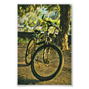 Biking Artwork Fototryck