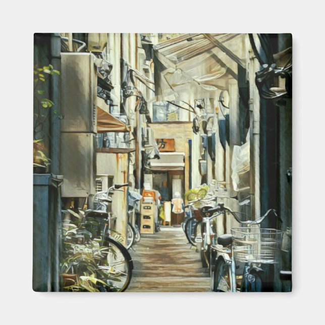 Biking Artwork Magnet (Framsidan)