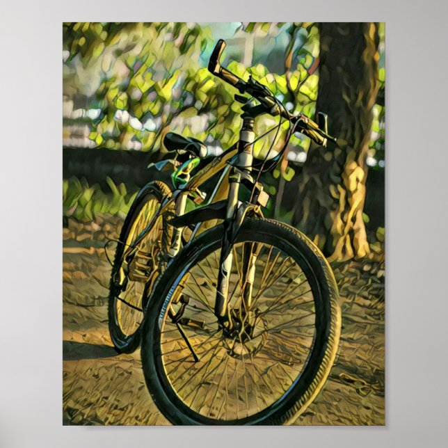 Biking Artwork Poster (Framsidan)