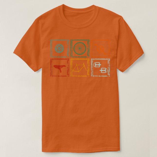 Biking Cute-cykel T Shirt (Design framsida)