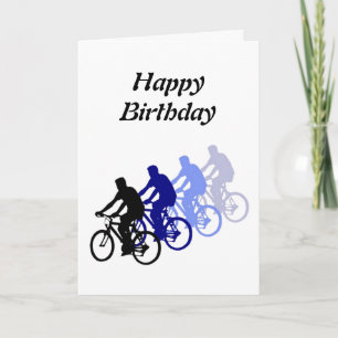 Biking Design grattis på födelsedagen Kort