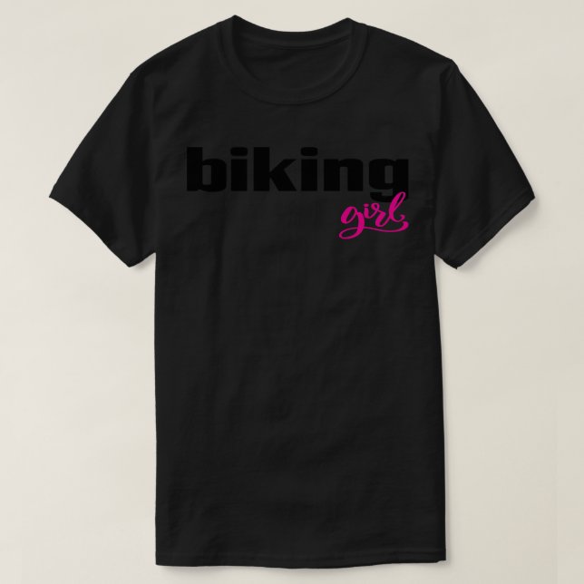 Biking Girl T Shirt (Design framsida)