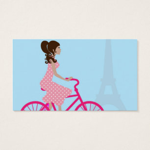 Biking i Paris Visitkort
