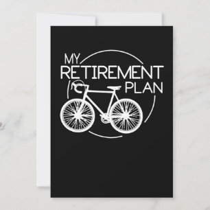 Biking min Pension-plan Cycling Riding a Bike Anteckningskort