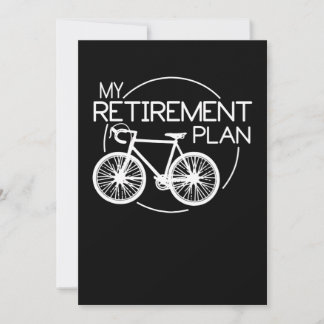 Biking min Pension-plan Cycling Riding a Bike Anteckningskort