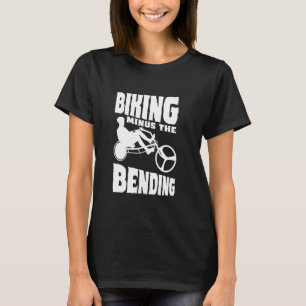 Biking Minus (kila) i arbetscykeln för böjningscyk T Shirt