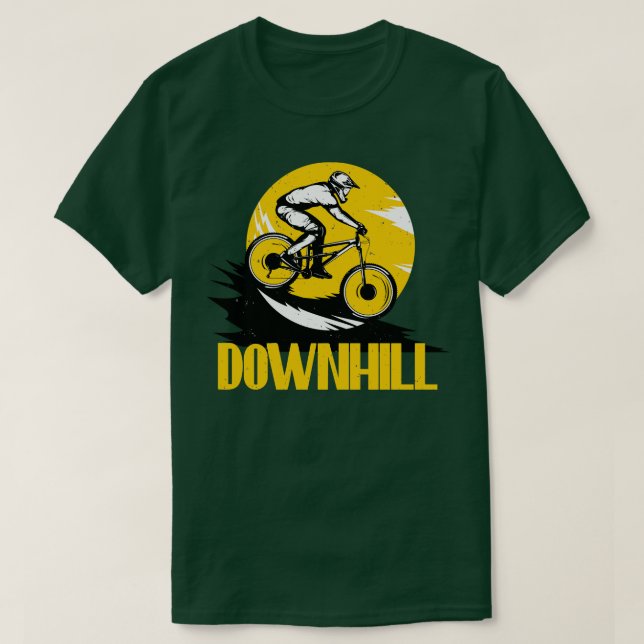 Biking Mountain Bike Biker T Shirt (Design framsida)