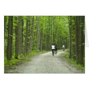 Biking på Ohiopyle State Park Hälsningskort
