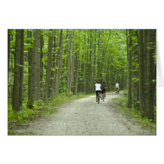 Biking på Ohiopyle State Park Hälsningskort