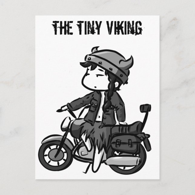 Biking Viking Vykort (Framsida)
