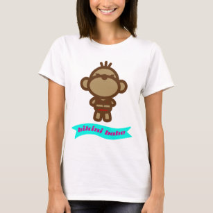 Bikini Babe Monkey Chimpanzee T Shirt