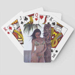 BIKINI BEACH GIRL-spelkort Casinokort