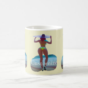 Bikini Booty Beach Girl Thunder_Cove Kaffemugg