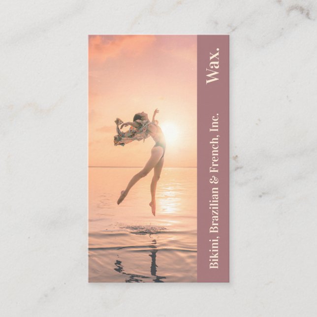Bikini Brasiliansk Fransk Vax-jumppunktskort Lojalitetskort (Framsida)