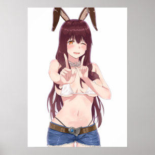 Bikini Bunny Snygging Poster