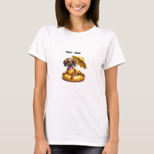 Bikini Dachshund Summer T Shirt