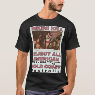 Bikini Döda avvisa alla amerikanska Guld Kusten Po T Shirt