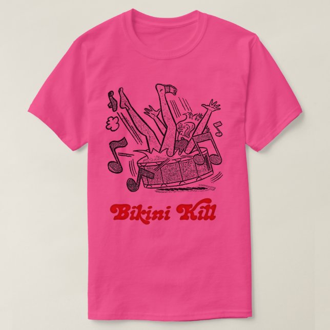 Bikini Döda Punk Girl Design T Shirt (Design framsida)