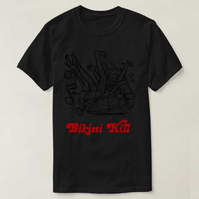 Bikini Döda Punk Girl Design T Shirt (Design framsida)