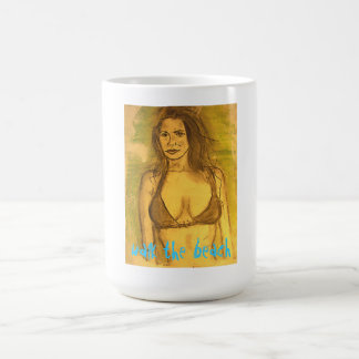 bikini-flickpromenad kaffemugg
