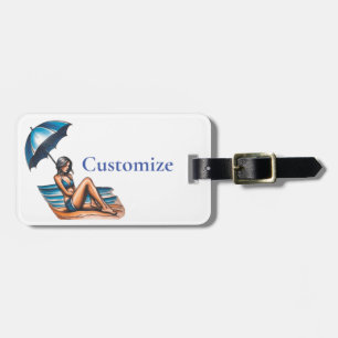 Bikini Girl Beach Napping Thunder_Cove Bagagebricka