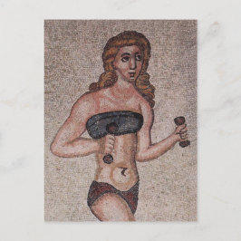 Bikini Girl Mosaic - Lyktvikt - Roman Vykort
