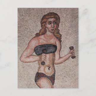 Bikini Girl Mosaic - Lyktvikt - Roman Vykort