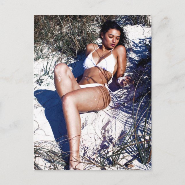 Bikini Girl Photo Postcard Vykort (Framsida)