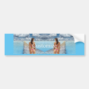 Bikini Girl Thunder_Cove Bildekal
