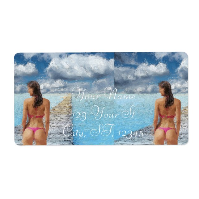 Bikini Girl Thunder_Cove Fraktsedel (Framsidan)