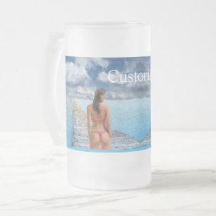 Bikini Girl Thunder_Cove Frostat Ölglas